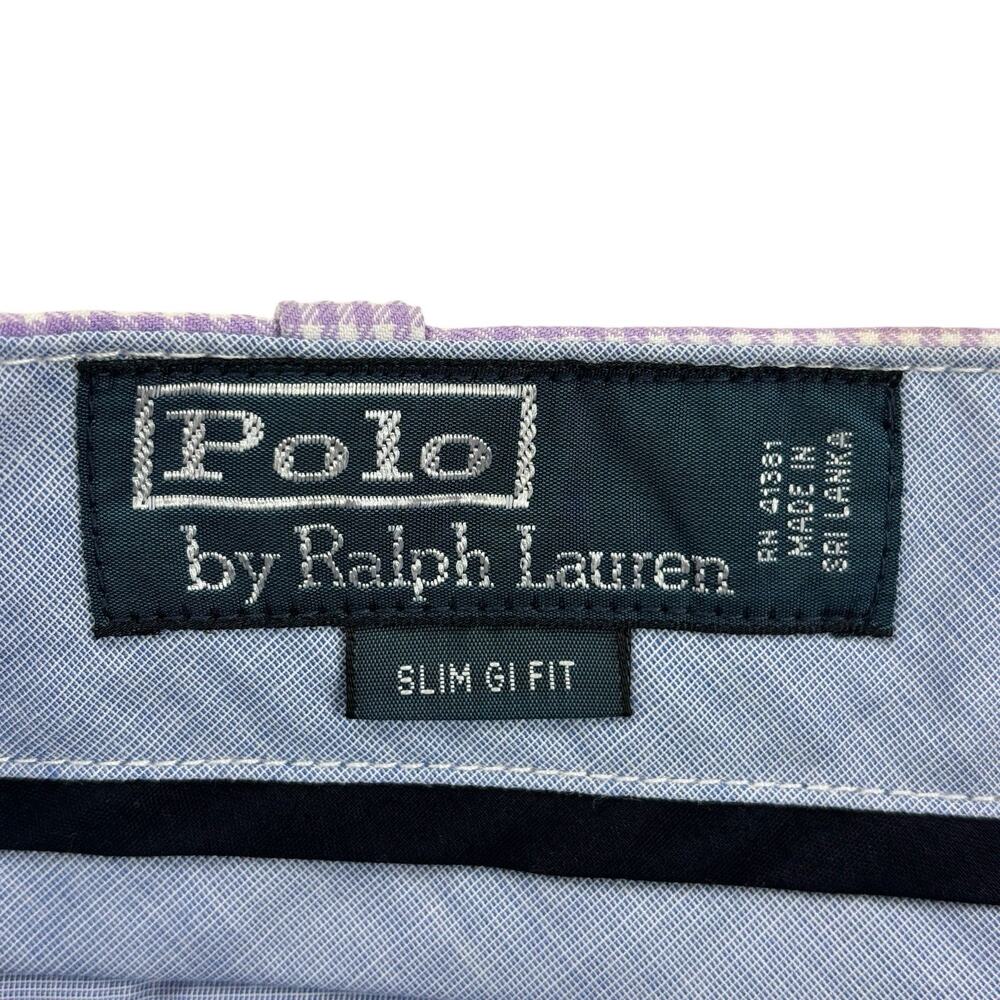 Polo Ralph Lauren Shorts Men's Size 38 Slim GI Fit Plaid Gingham Bermuda NWT NEW - Picture 3 of 16